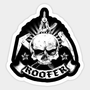 Roofer Sticker